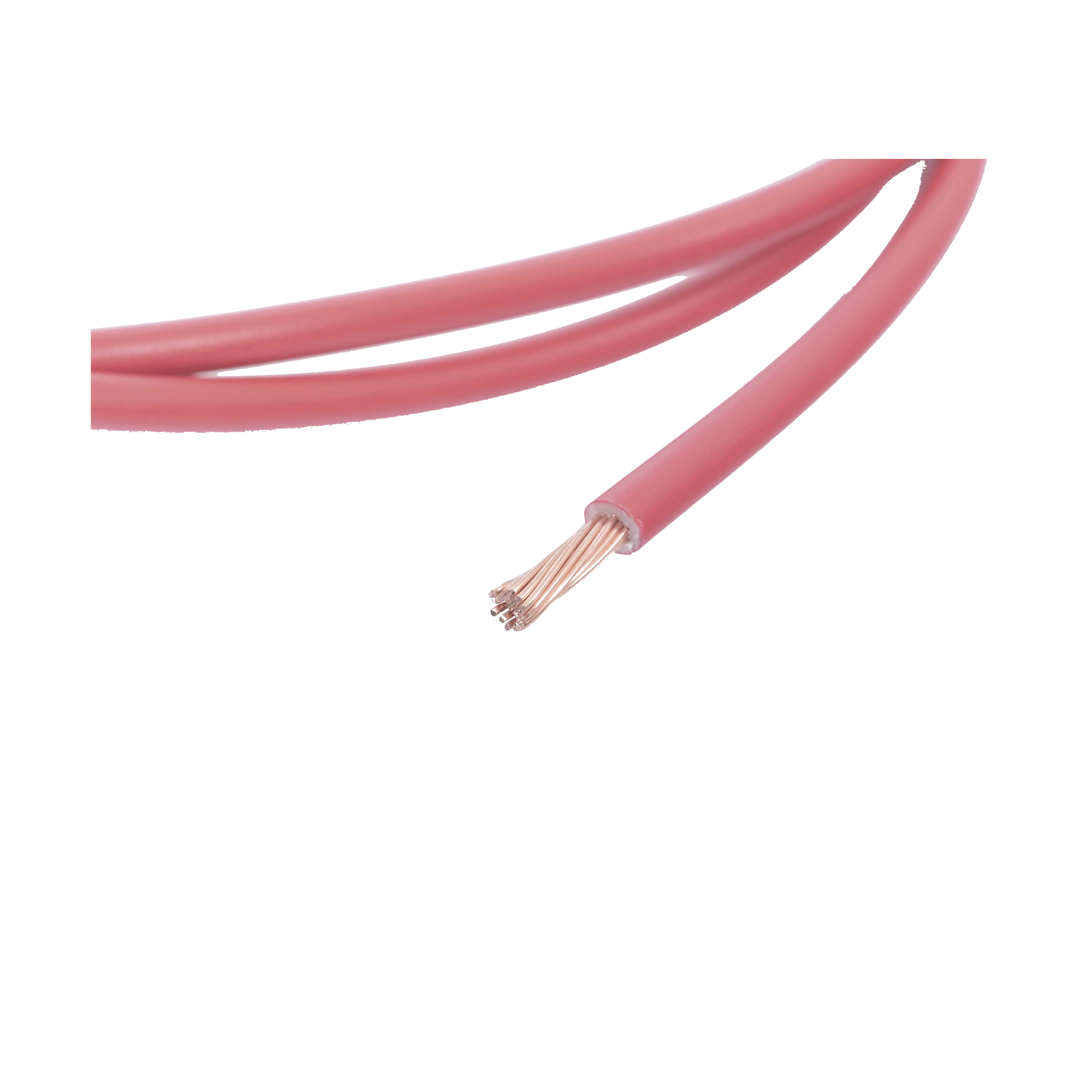 Cable Eléctrico de Cobre Recubierto THW-LS Calibre 12 AWG 19 Hilos Color Rojo (Venta por Metro)