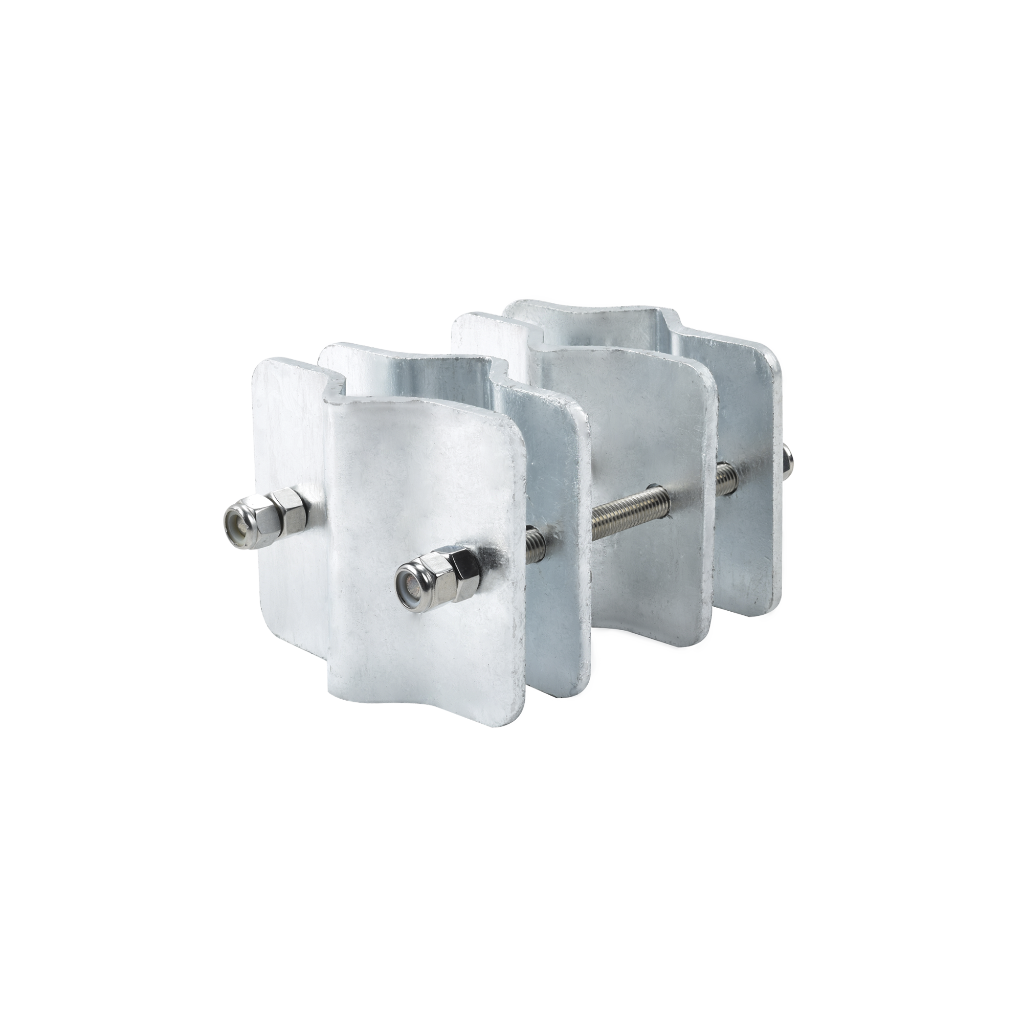 Herraje Adaptador de Mástil para Diámetros desde 3/4' hasta 2-1/4'. Galv. en Caliente.