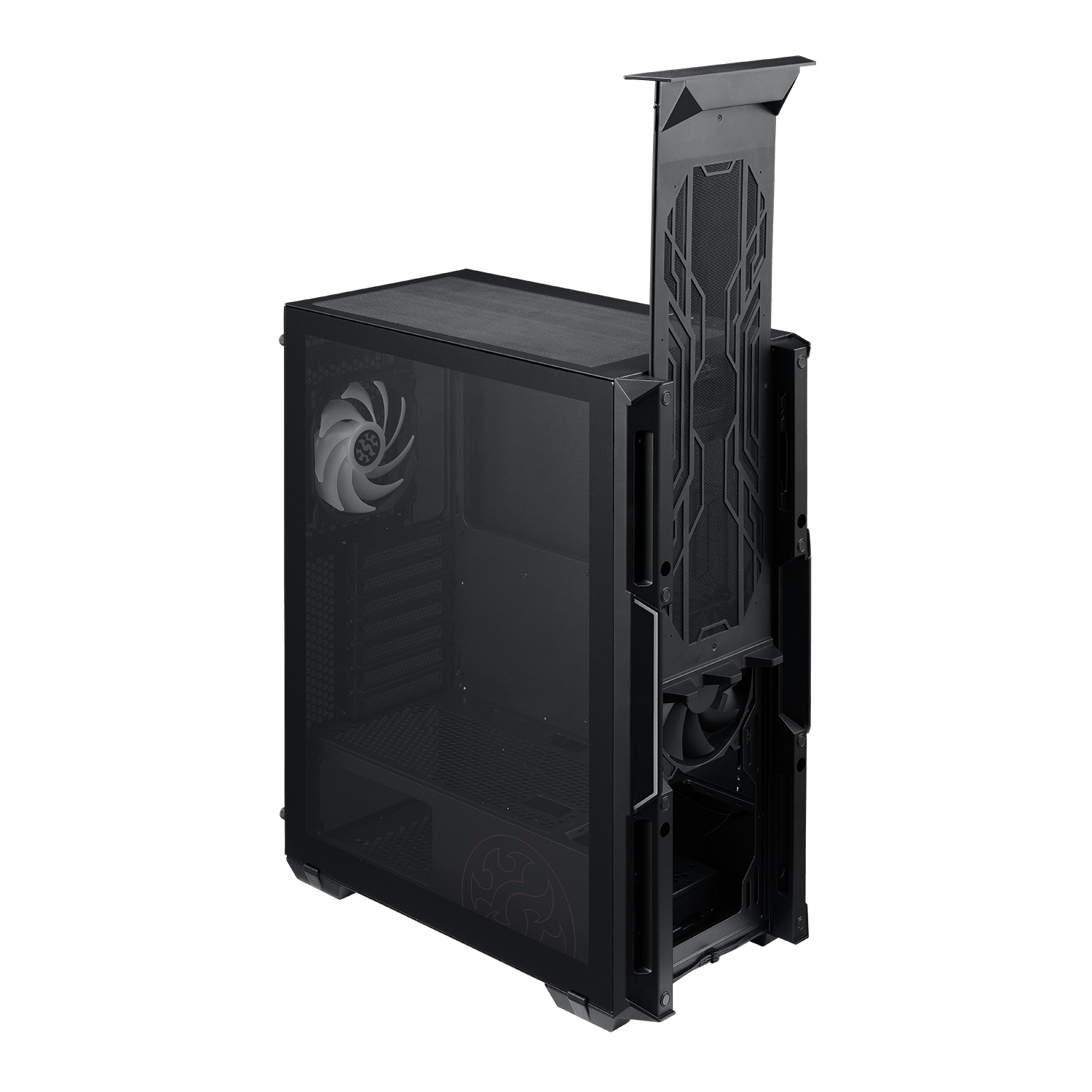 Gabinete GAMER XPG ADATA STARKERAIR-BKCWW - Media torre, Gabinete, Negro