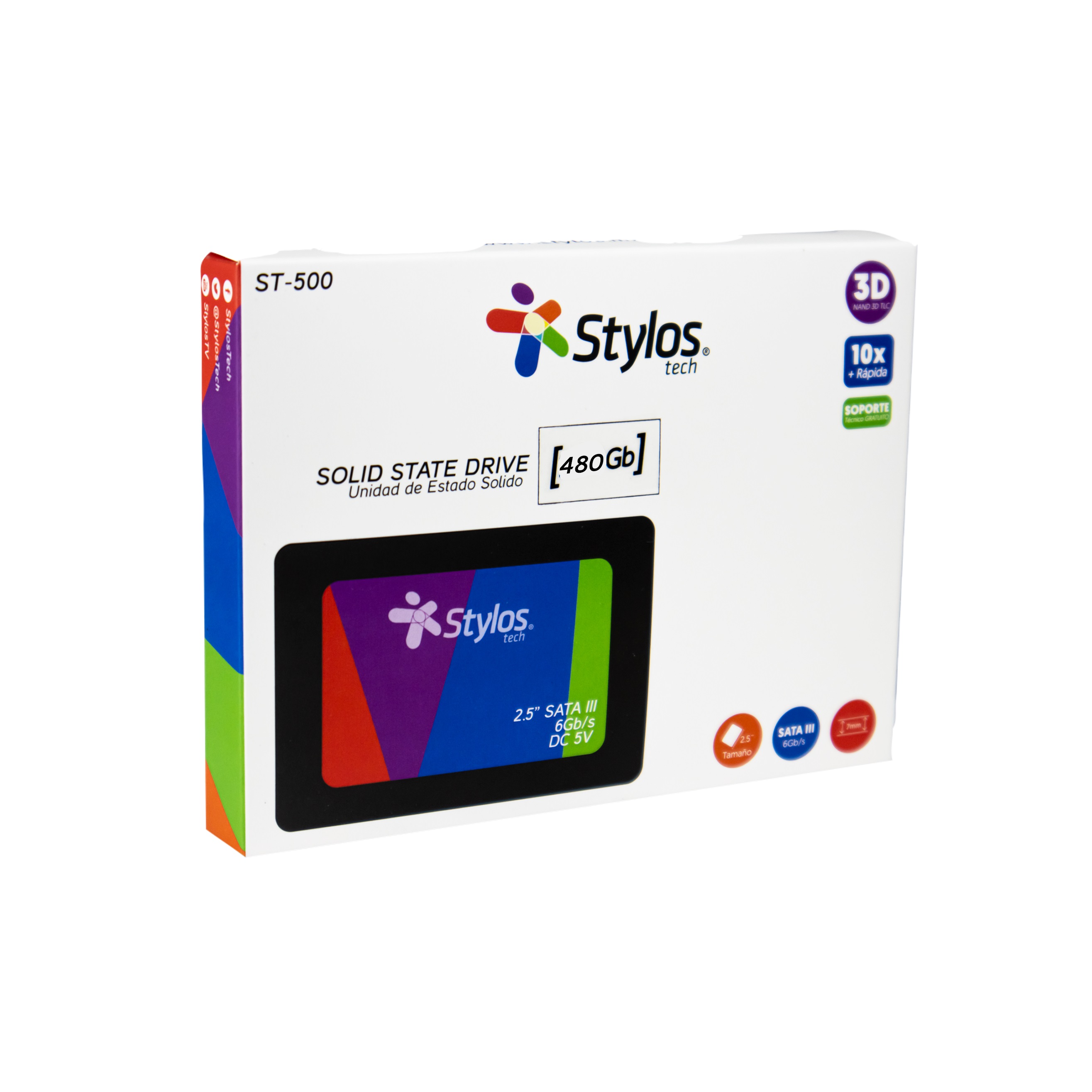 Memoria SSD 480GB Stylos. STMSSD3B - 