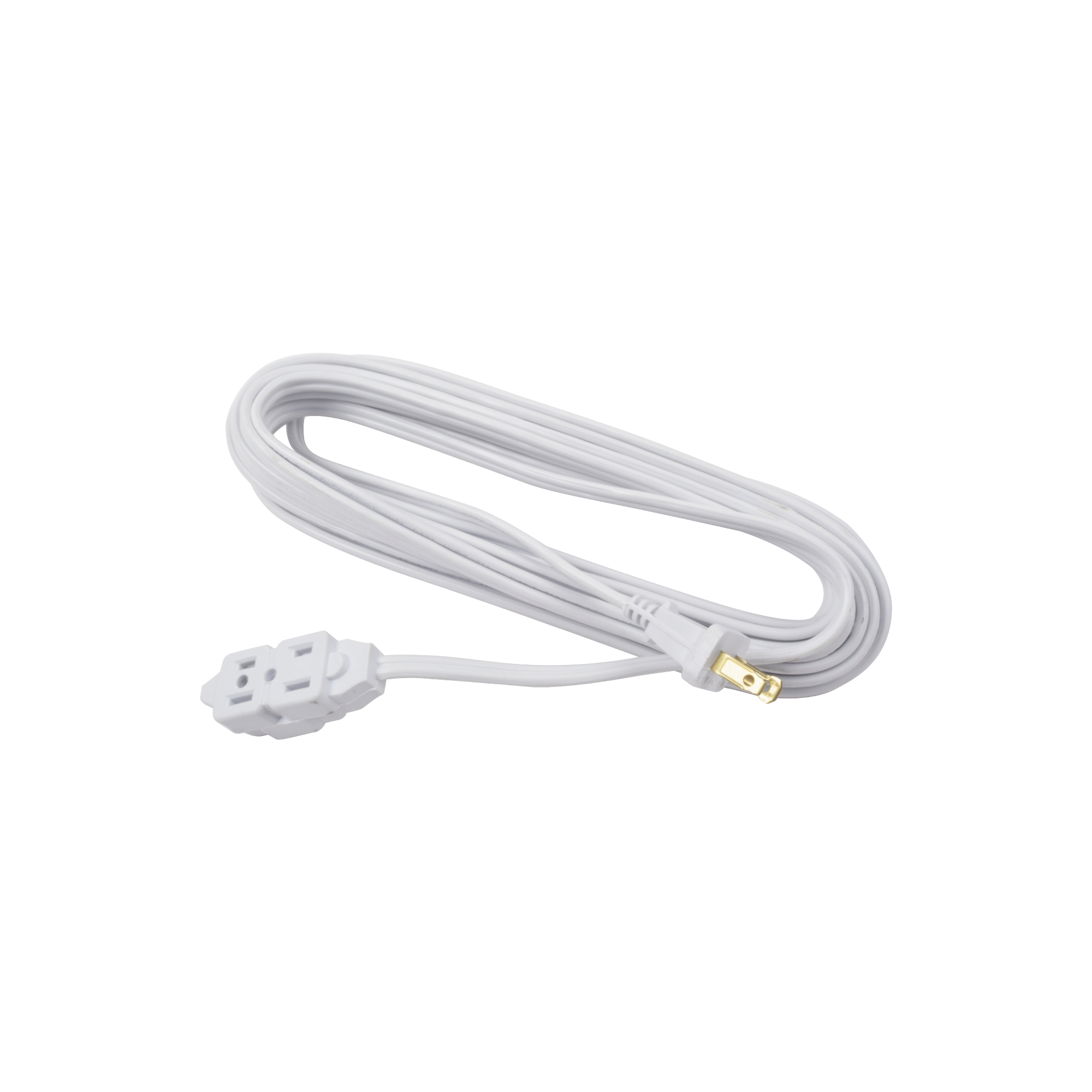 Extensión Eléctrica Doméstica de 6 metros / 127 V CA 8 A Máximo / Color Blanco.