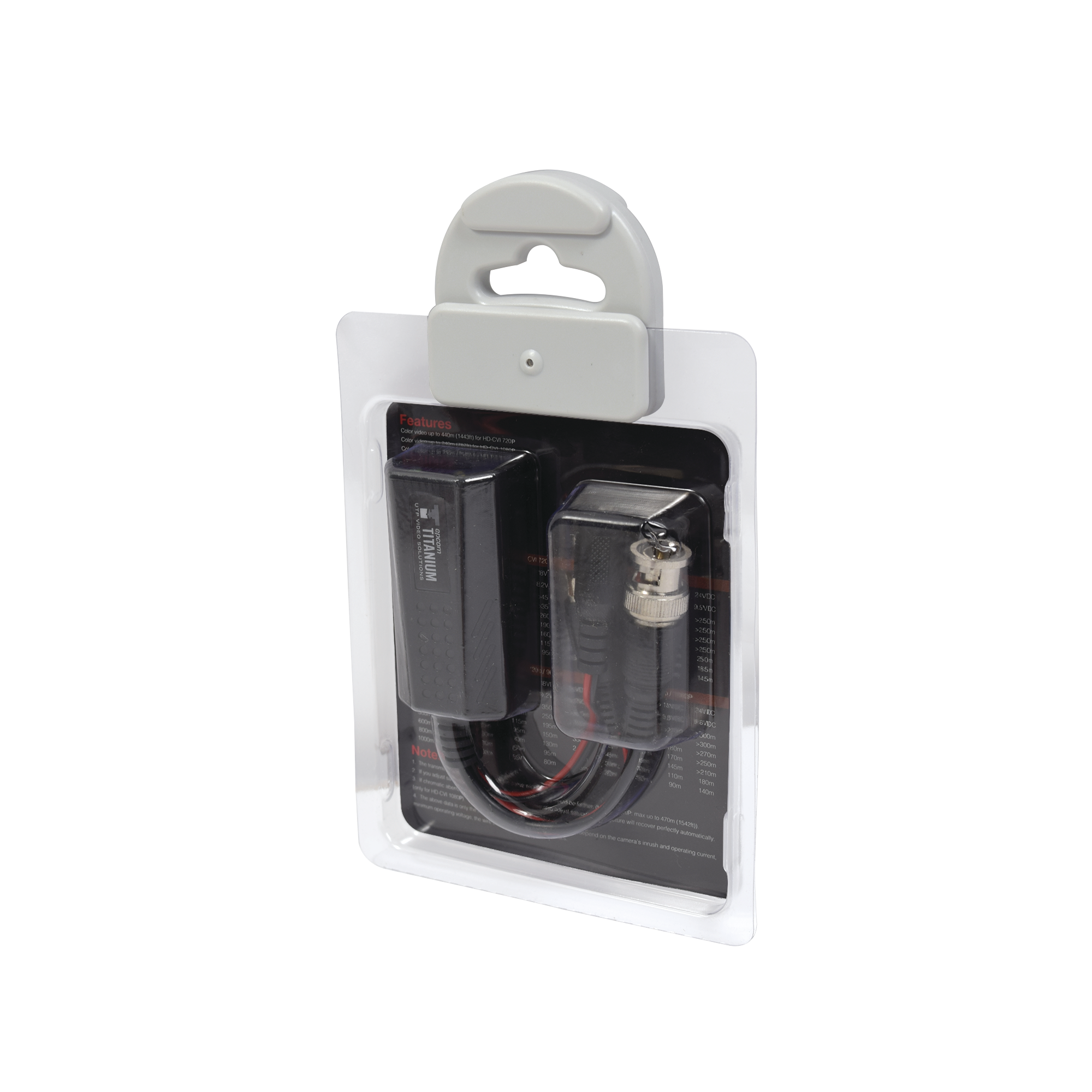 Paquete de 100 Tags RF Para Empaques Tipo Blíster, Color Gris Claro