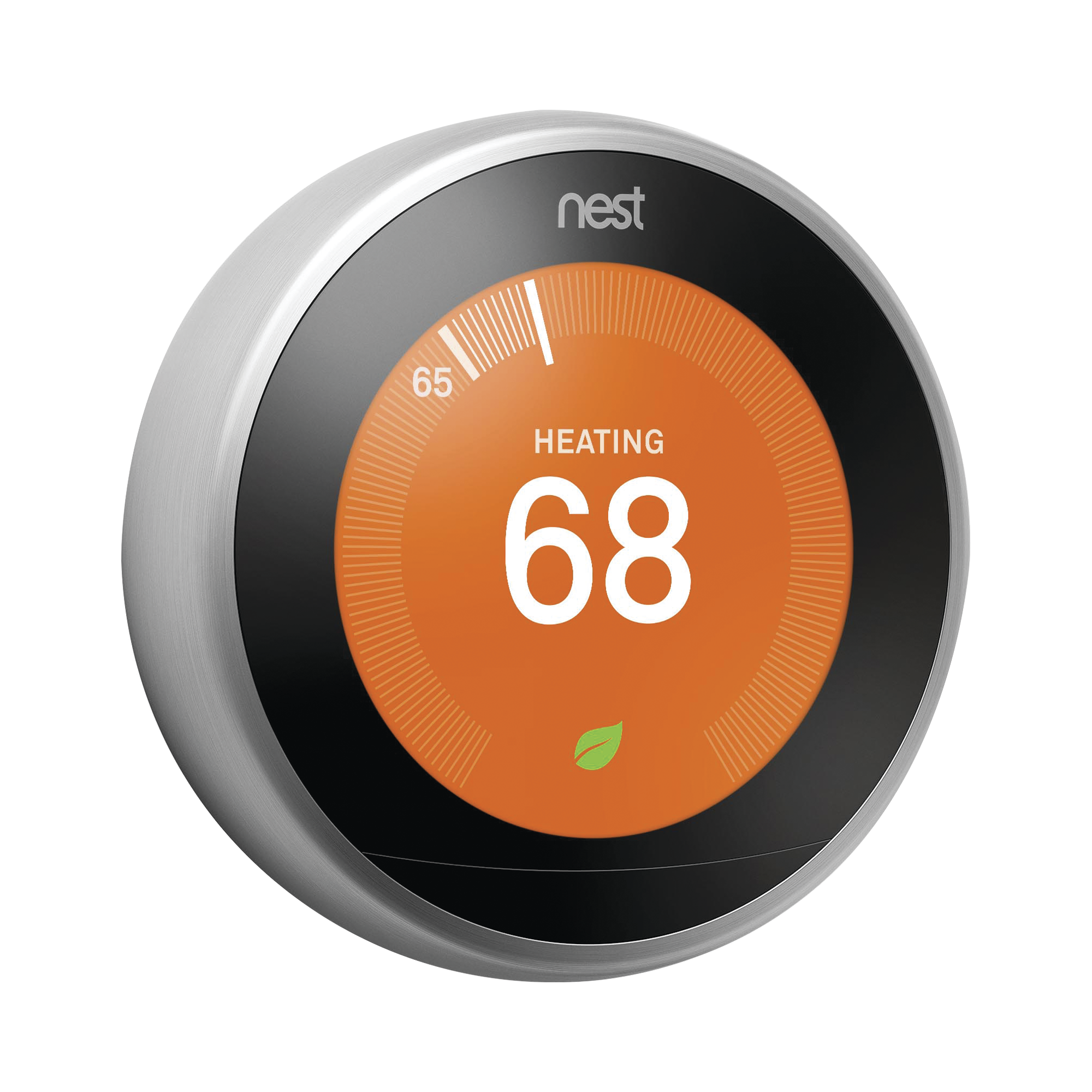 Nest - Termostato inteligente - Plateado, integrable a sistemas LUTRON, Caseta Wireless, RA2 Select, RadioRa2