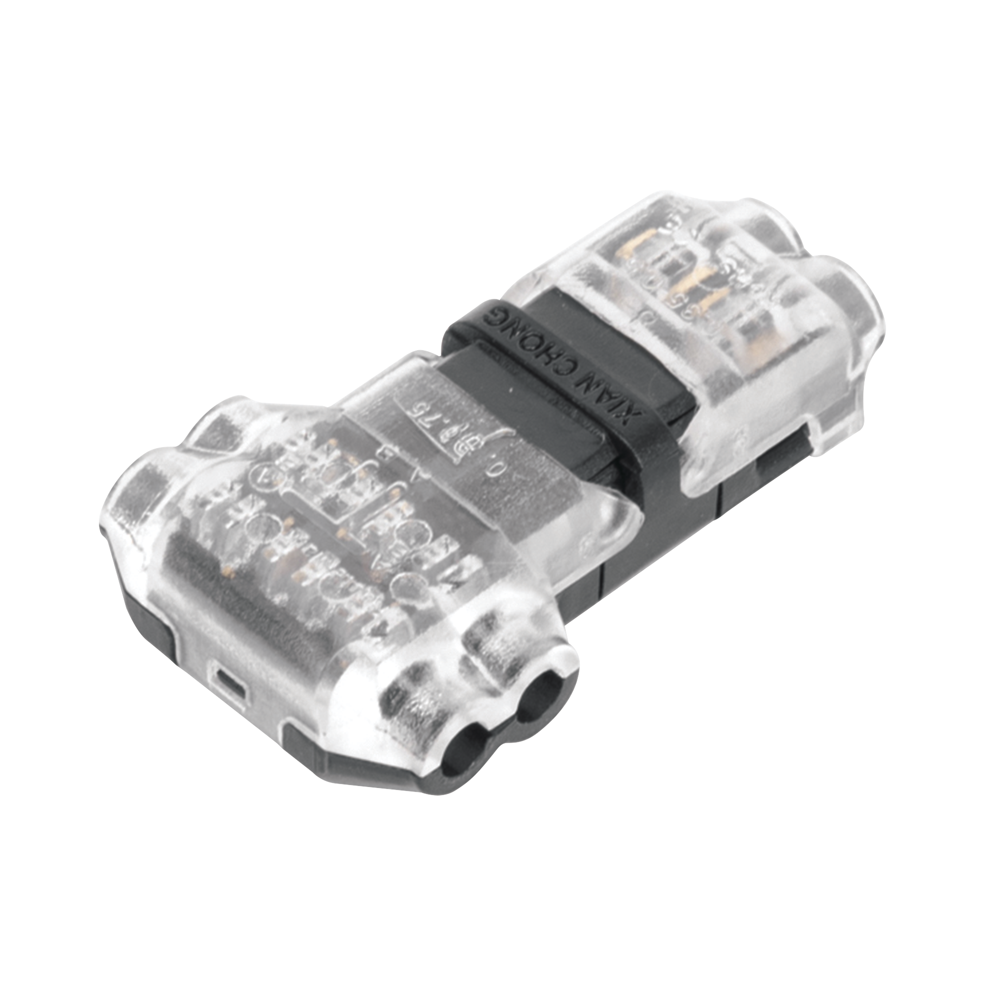 Conector en forma de T para 2 Contactos / Para una Conexión Rápida