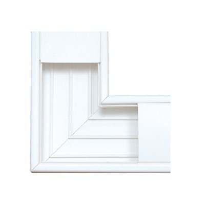 Sección en 'L' color blanco de PVC auto extinguible,  para canaleta TEK100 (5576-12100)