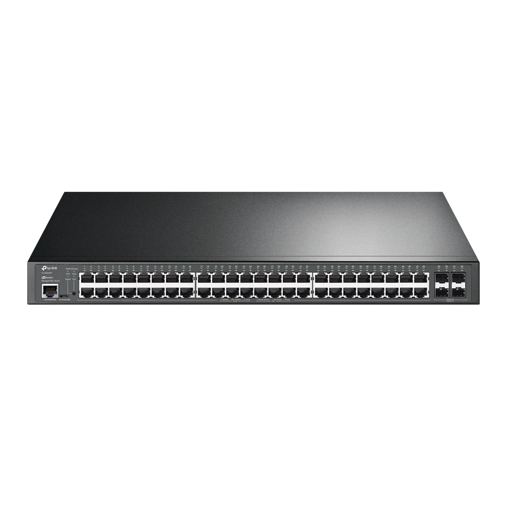 Switch Gigabit Gestionable L2 TP-LINK TL-SG3452P - Negro, 48