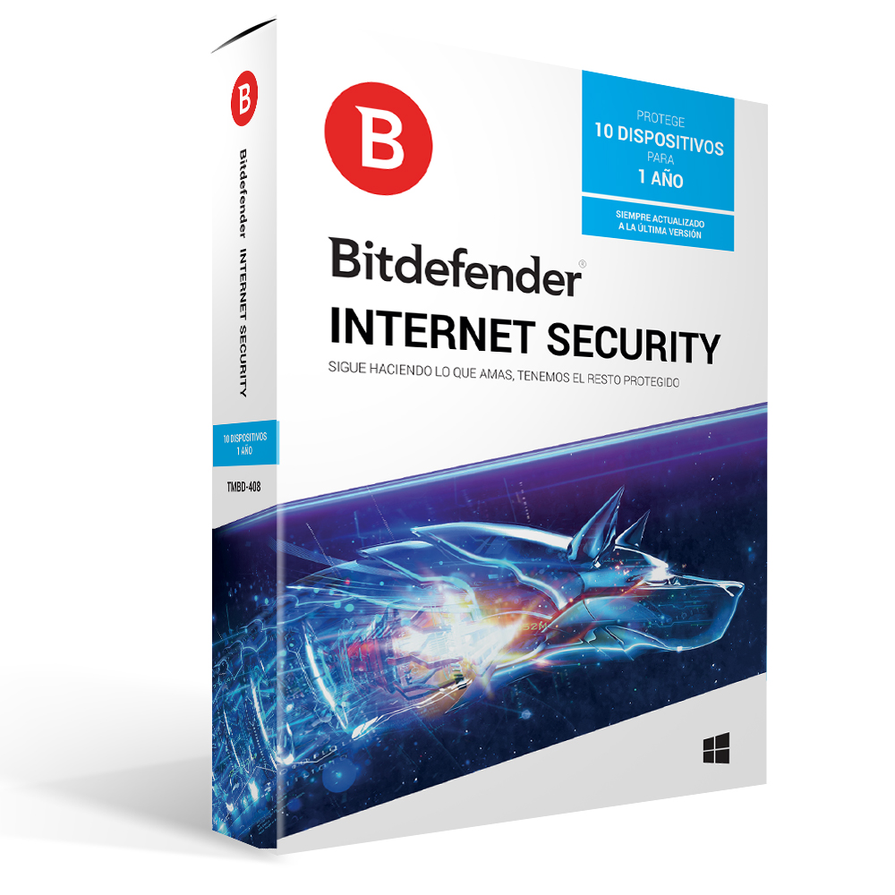 Antivirus BITDEFENDER TMBD-408 - 10 licencias, 1 Año(s)