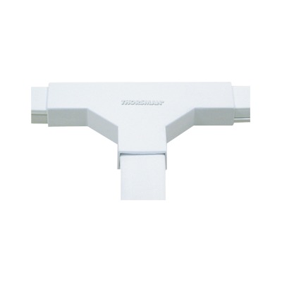 Sección en 'T' color blanco de PVC auto extinguible, para canaletas TMK1020, TMK1020SD, TMK1020CD (5140-02001)