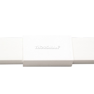 Pieza de unión color blanco de PVC auto extinguible,  para canaleta TMK1720 (5280-02001)