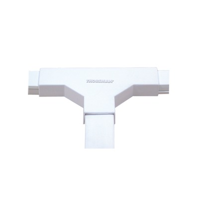Sección en 'T' color blanco de PVC auto extinguible, para canaletas TMK1735, TMK1735SD (5340-02001)