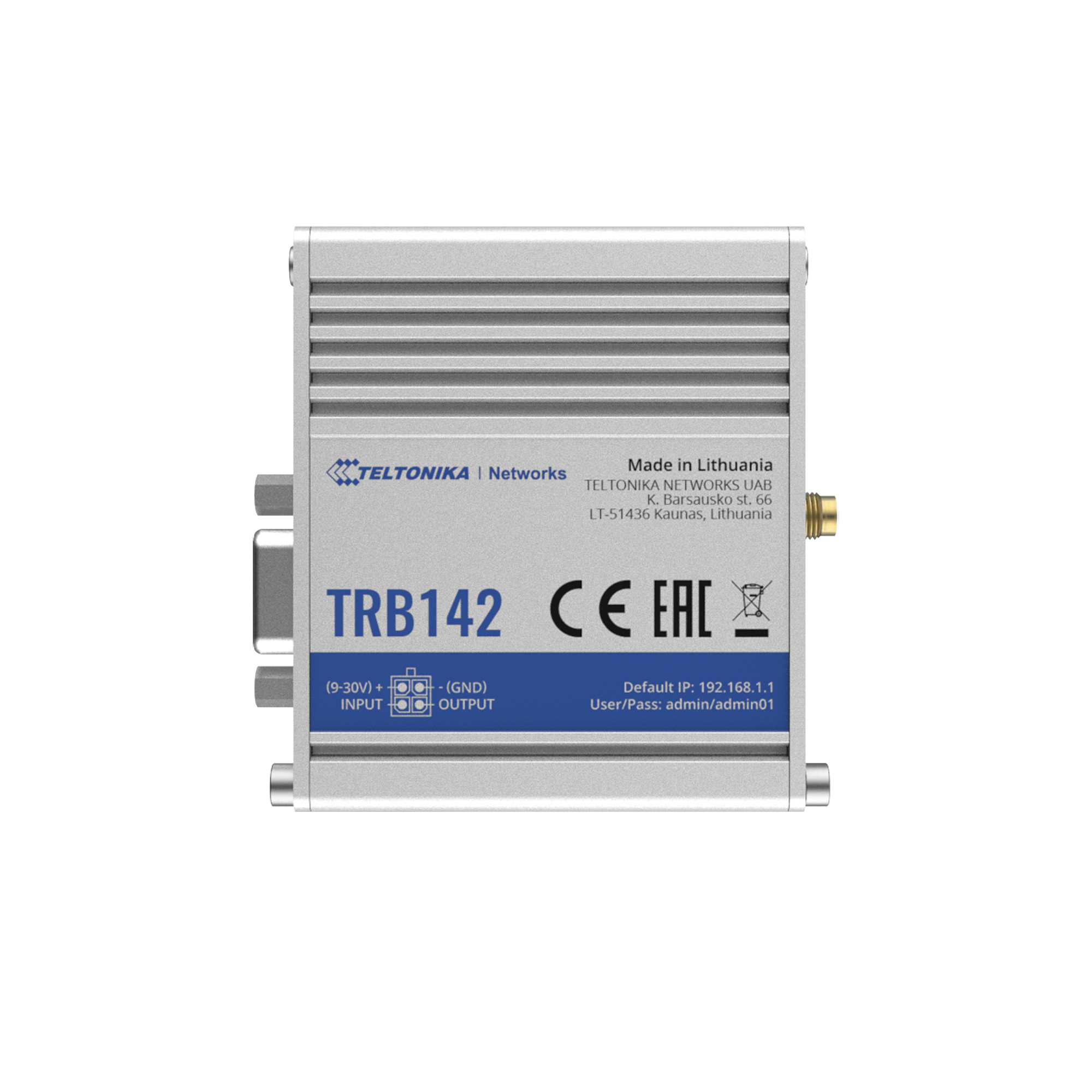 Gateway Industrial LTE 4G a Puerto Serial RS232