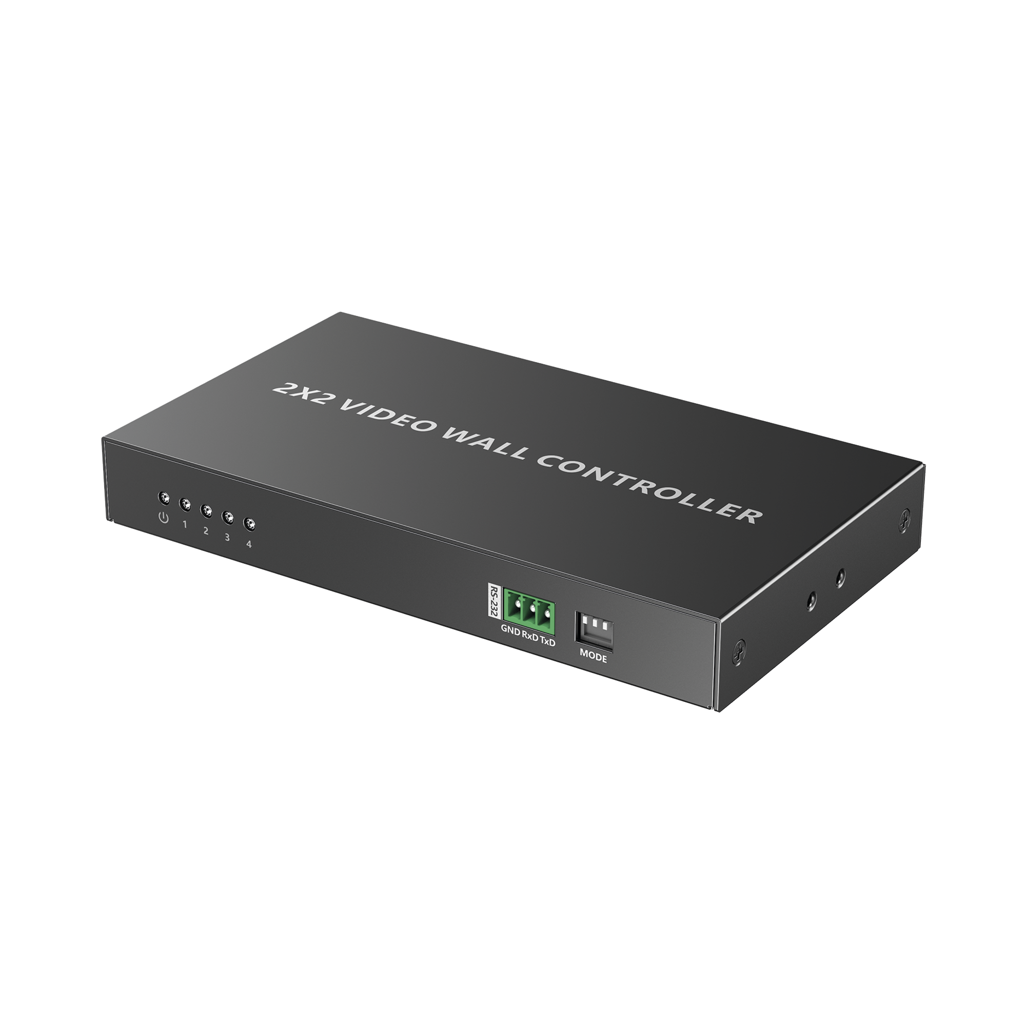 Controlador de VideoWall 2x2 | Multiples Modos de Vista | Audio 3.5mm | Control RS232