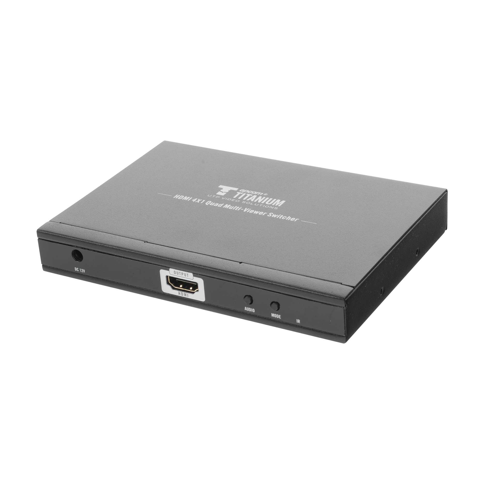 MATRICIAL DE VIDEO HDMI 4X1 (Divisor) / 4 Entradas a 1 Salida HDMI /  1080p @ 60Hz / Diferentes modos de Display / Pantalla completa, Modo Dual, Modo Quad / Conmutación por Botón o Control Remoto / Botón de Control de audio.