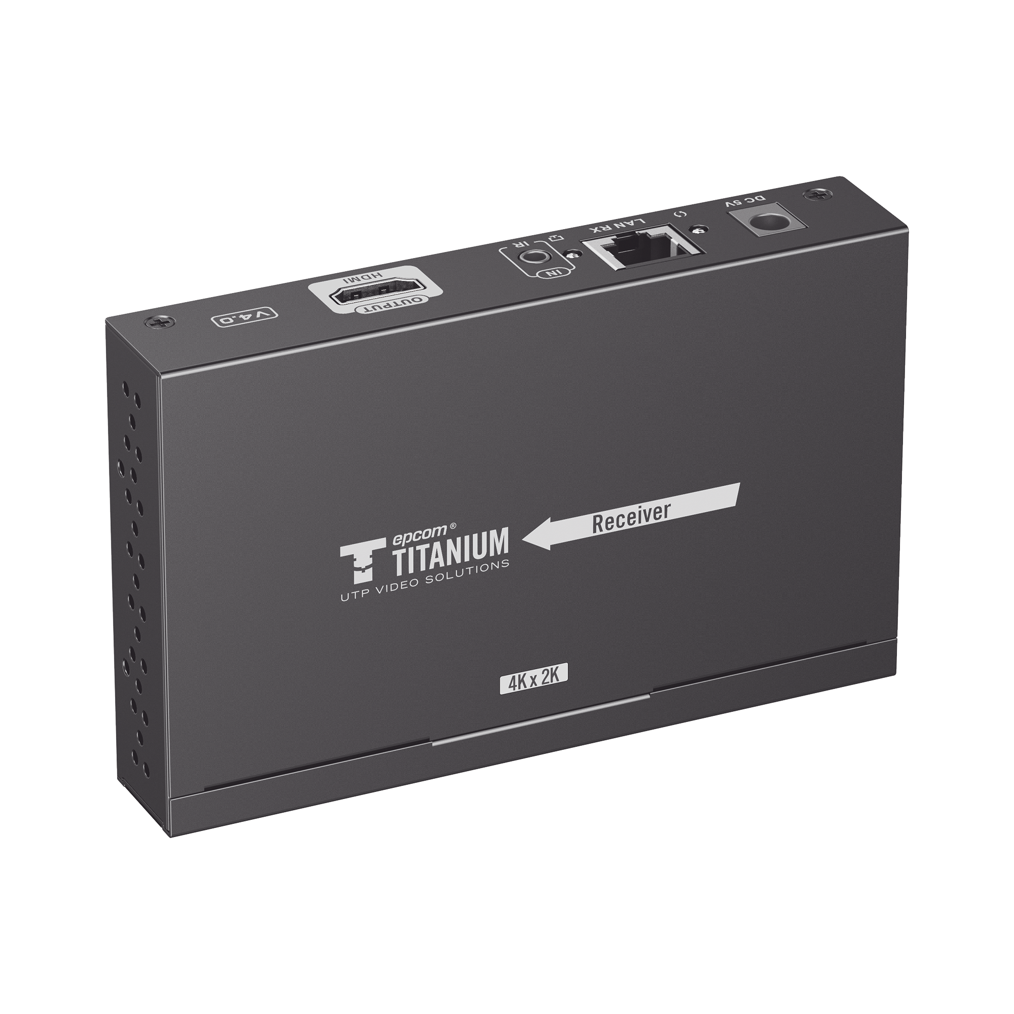 Receptor Compatible para Kit Matricial TT-683-MATRIX-4.0 / Resolución 4K@30Hz / Cat6 / Control IR / Compatible con Switch IGMP (Solo para transmisor versión 4.0).