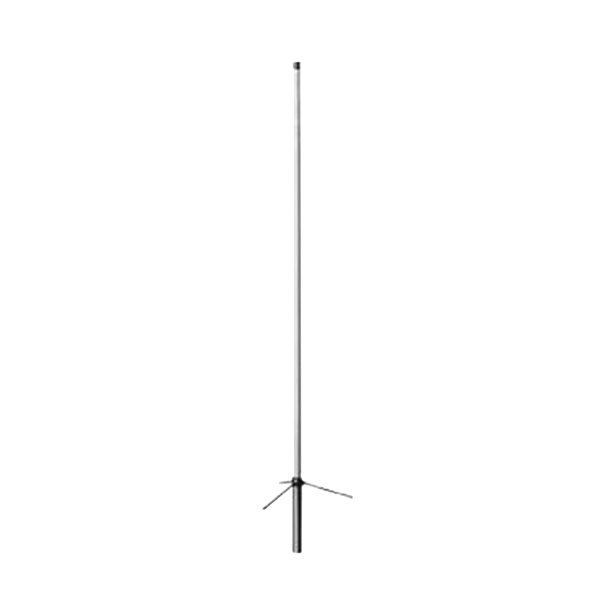 Antena base UHF, fibra de vidrio ajustable, rango de frecuencia 400 - 470 MHz