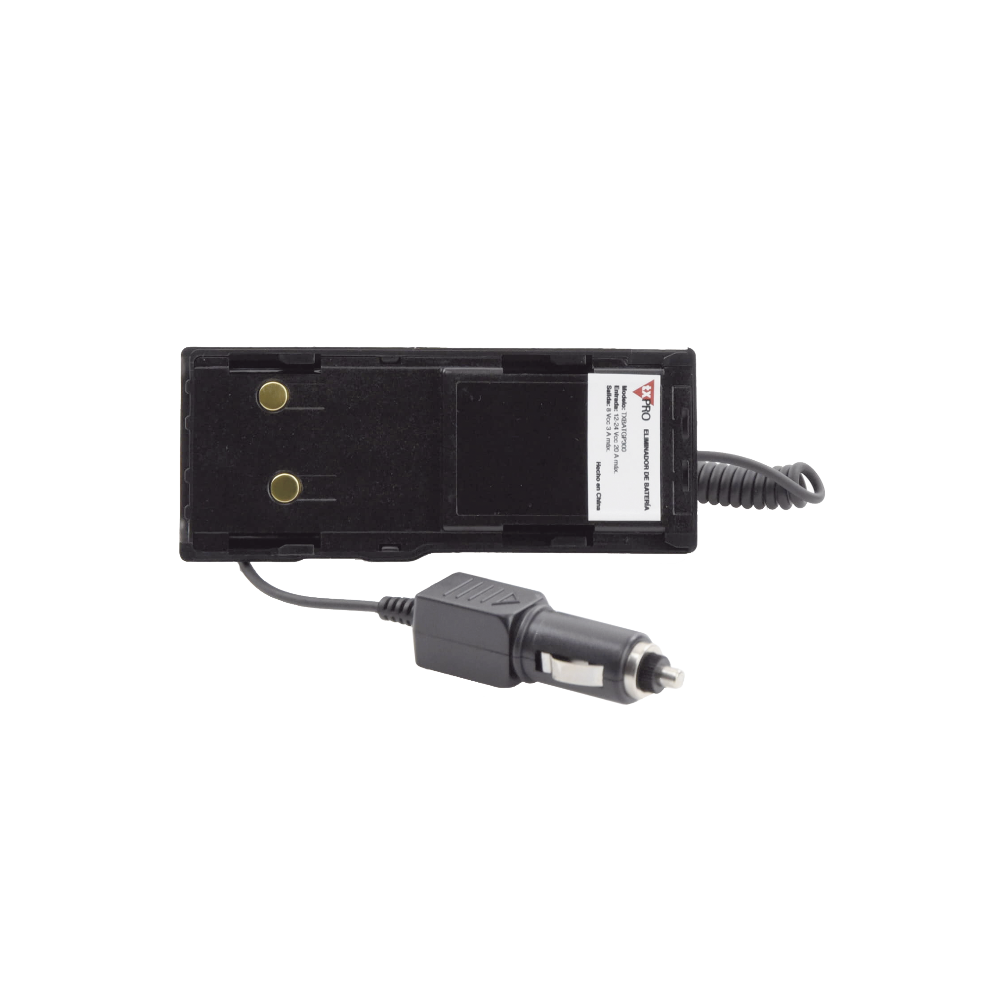 Cable Adaptador de Corriente para vehículo para radios Motorola GP300 alternativa  de bateria HNN9628