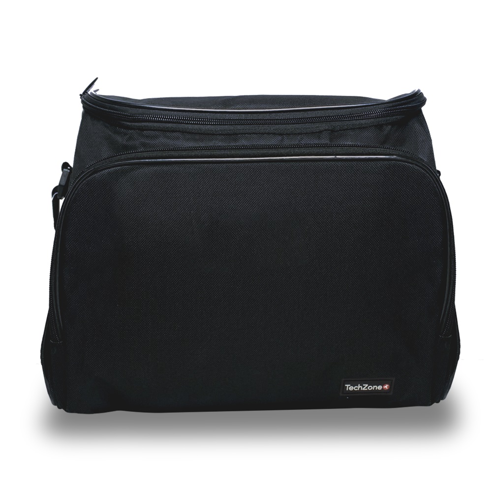 Maletín para proyector Bach TechZone - de 15.6 pulgadas, confeccionado en poliéster, capacidad de carga para proyectores de hasta 29 × 10.5 × 27 cm