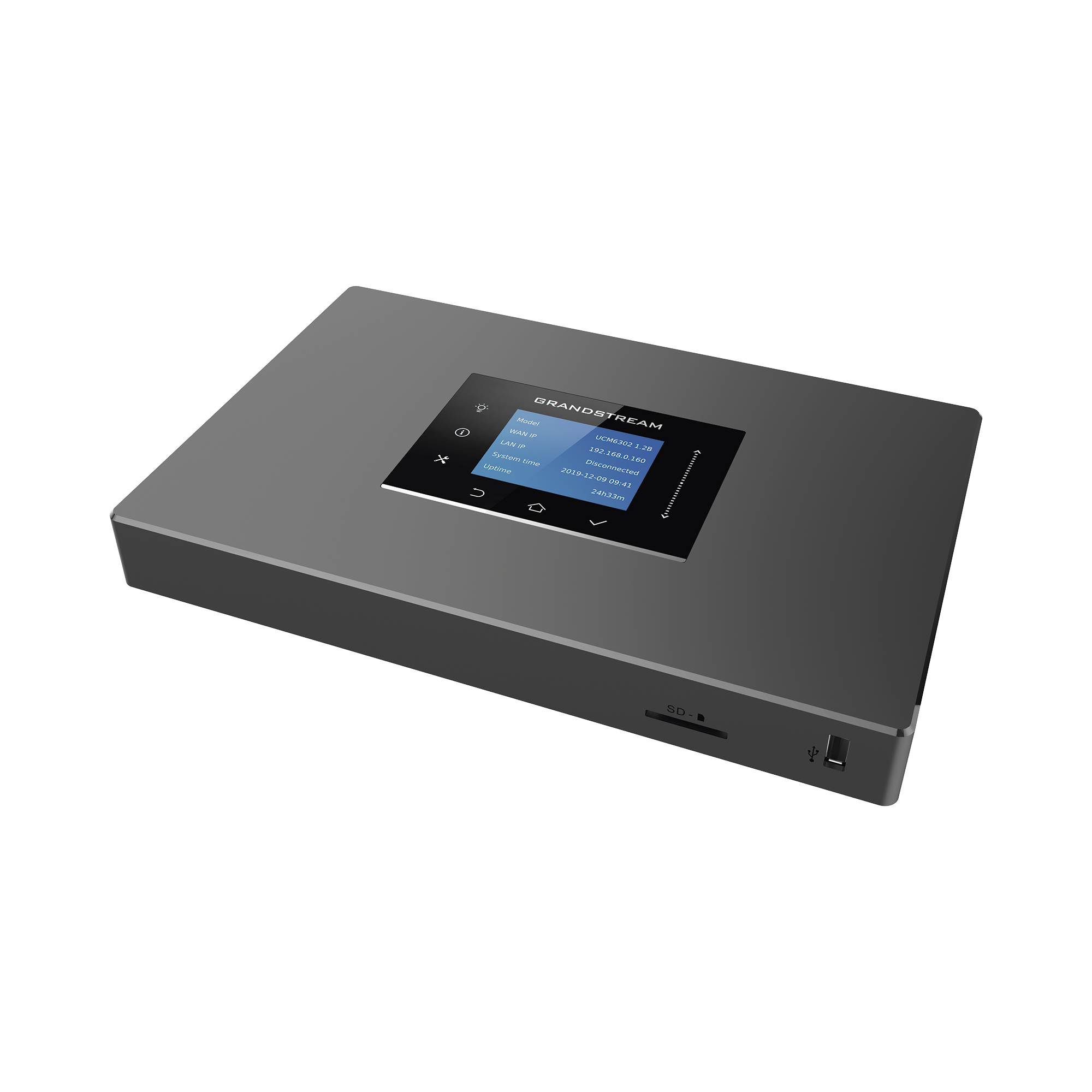 Conmutador IP-PBX para hasta 500 usuarios y 75 llamadas simultaneas, 1FXO, 1FXS,  para solución de comunicaciones unificadas y colaboración