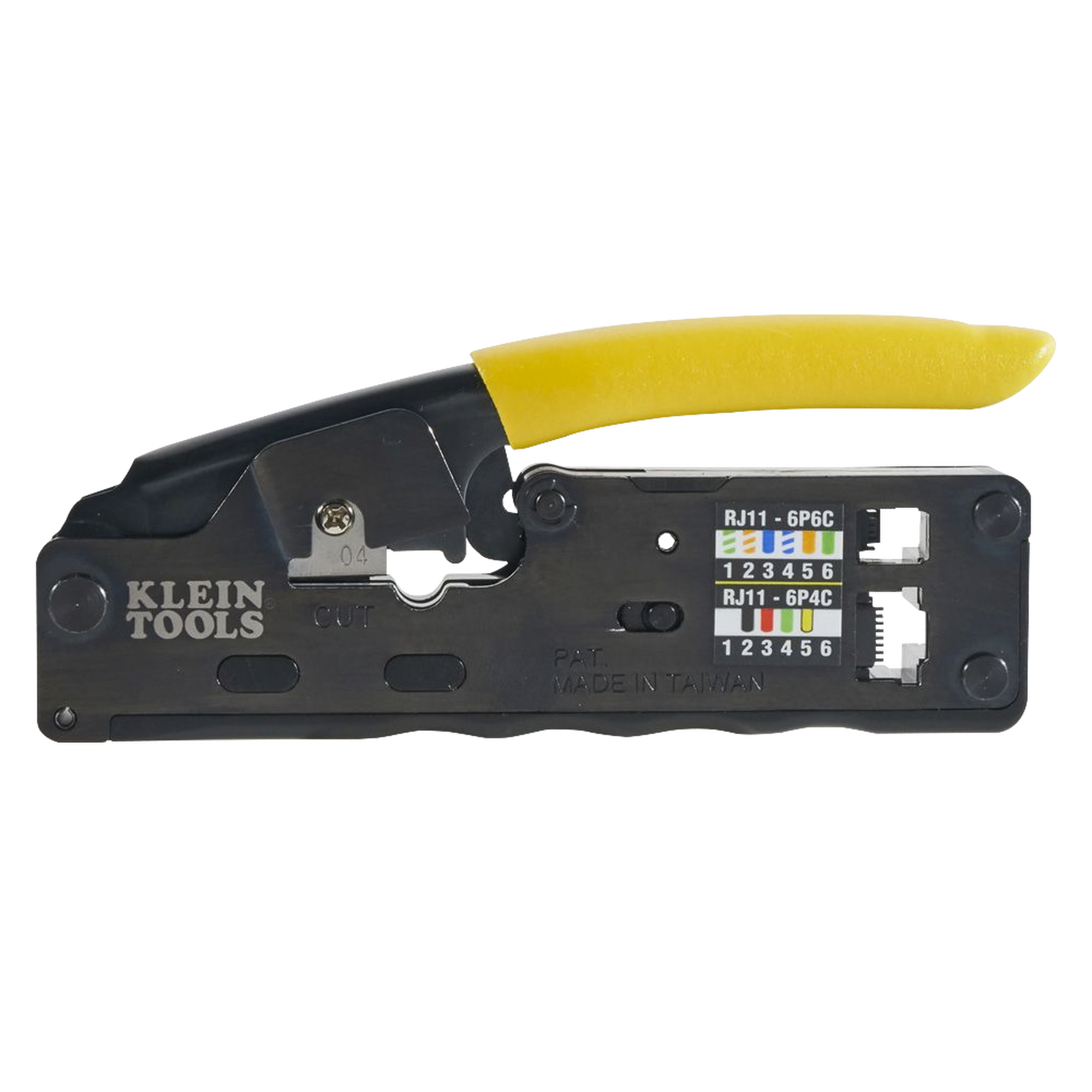 Ponchadora/Pelacables/Cortacables Compacta con Matraca para Conectores  RJ45 y RJ11/RJ12.