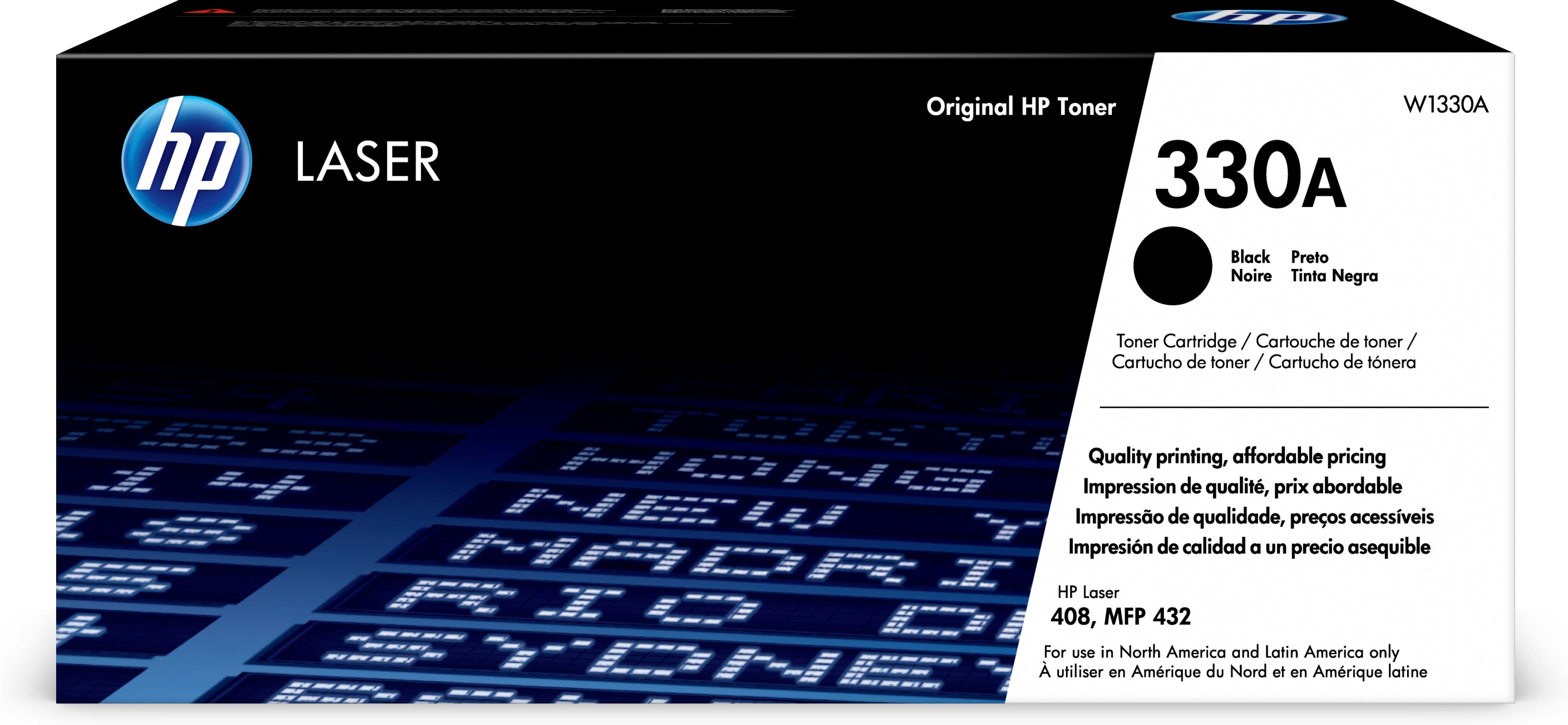 Tóner HP 330A - W1330A, Negro