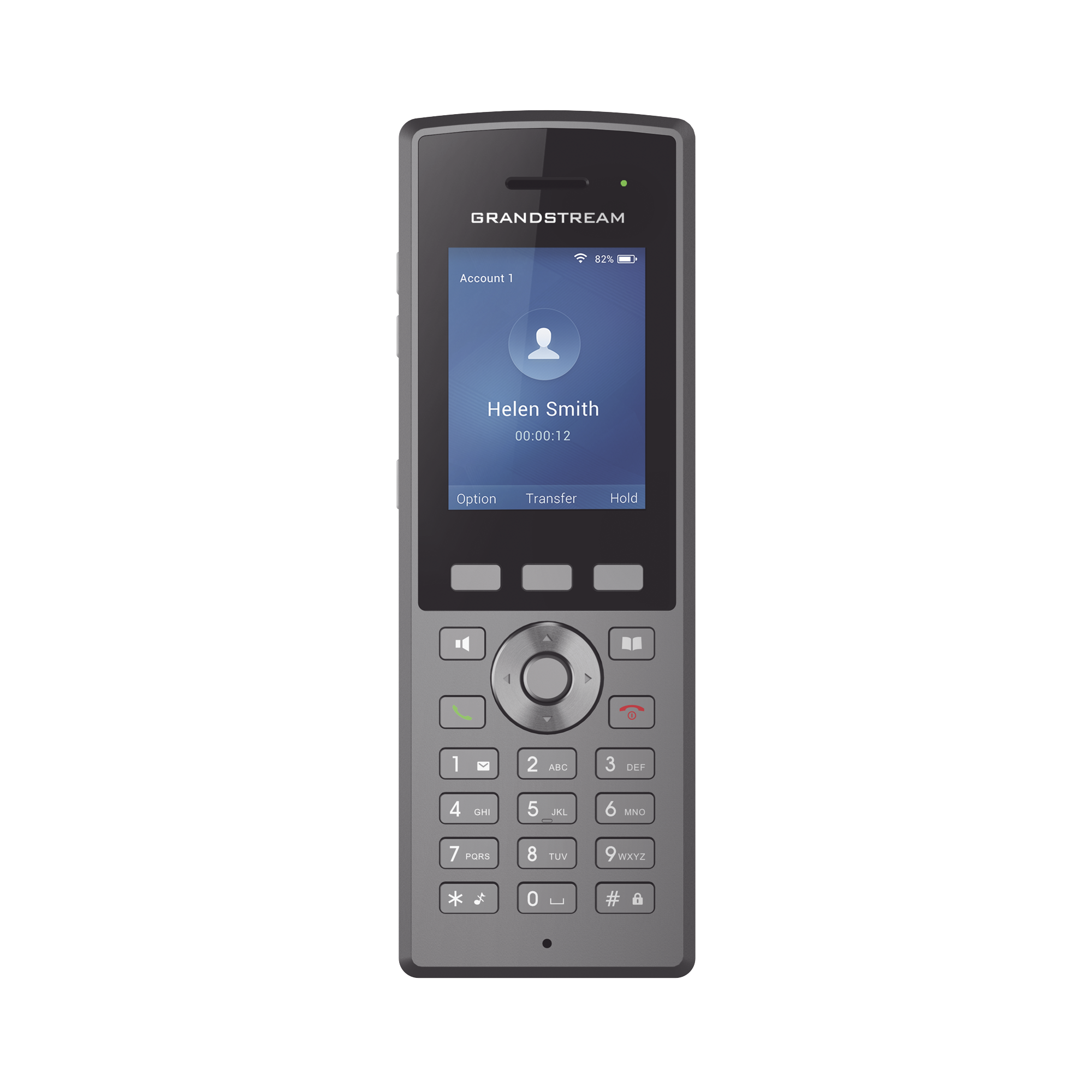 Teléfono WiFi portátil empresarial con diseño resistente IP67, conectividad a la red VoIP vía WiFi