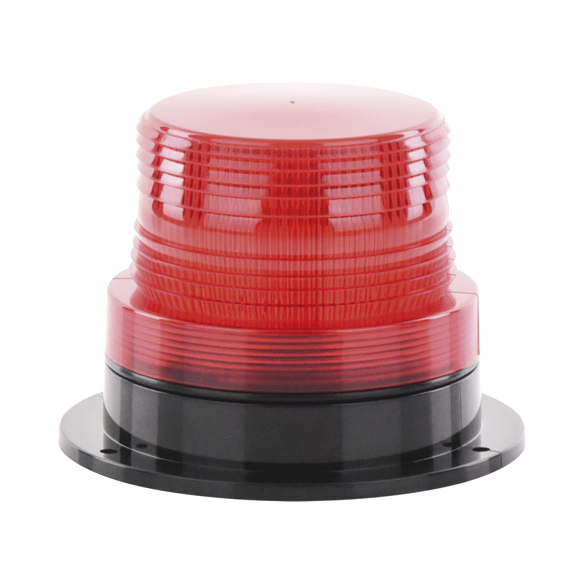 Burbuja Brillante de Larga Vida Útil, con 8 LEDs Color Rojo, Domo Rojo, 110 Vca