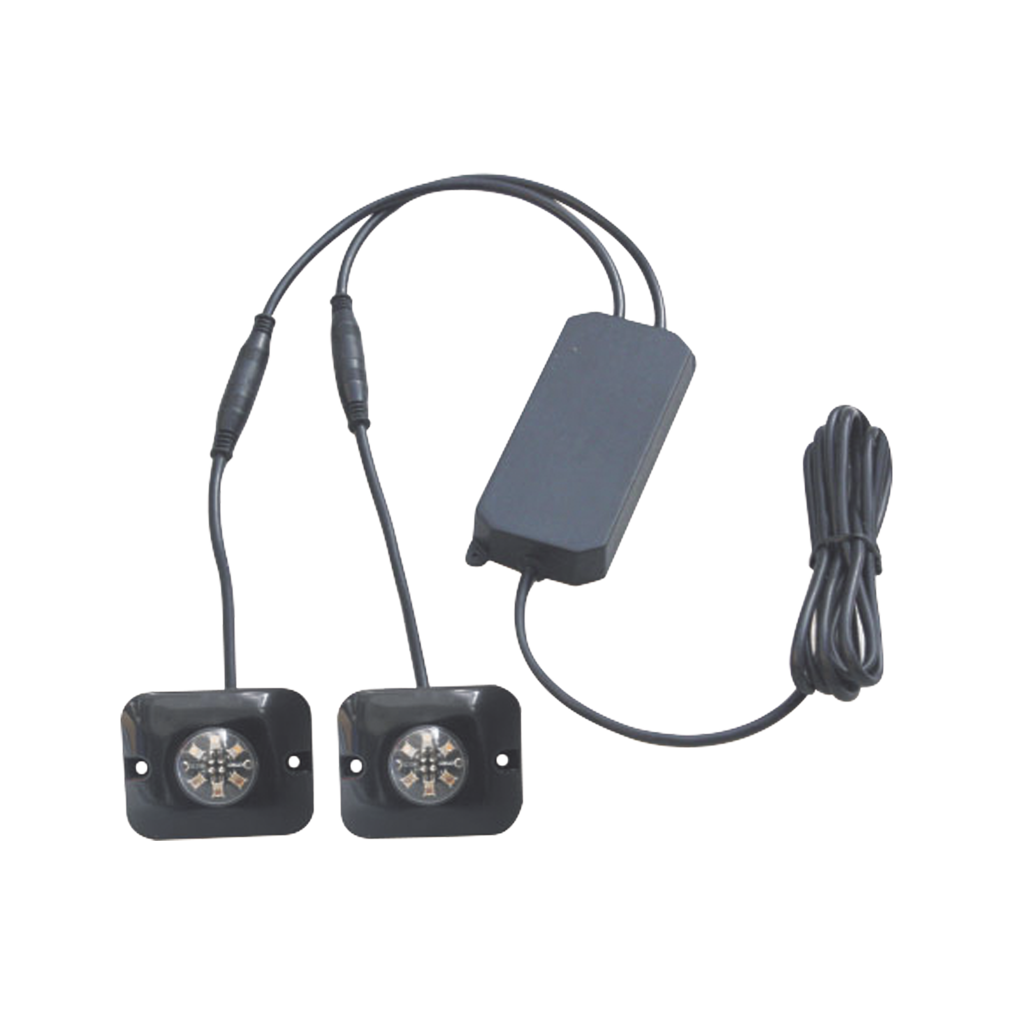 Estrobos Ocultos de 6 LED, Color Rojo/Azul, Ideales para Vehículos Encubierto