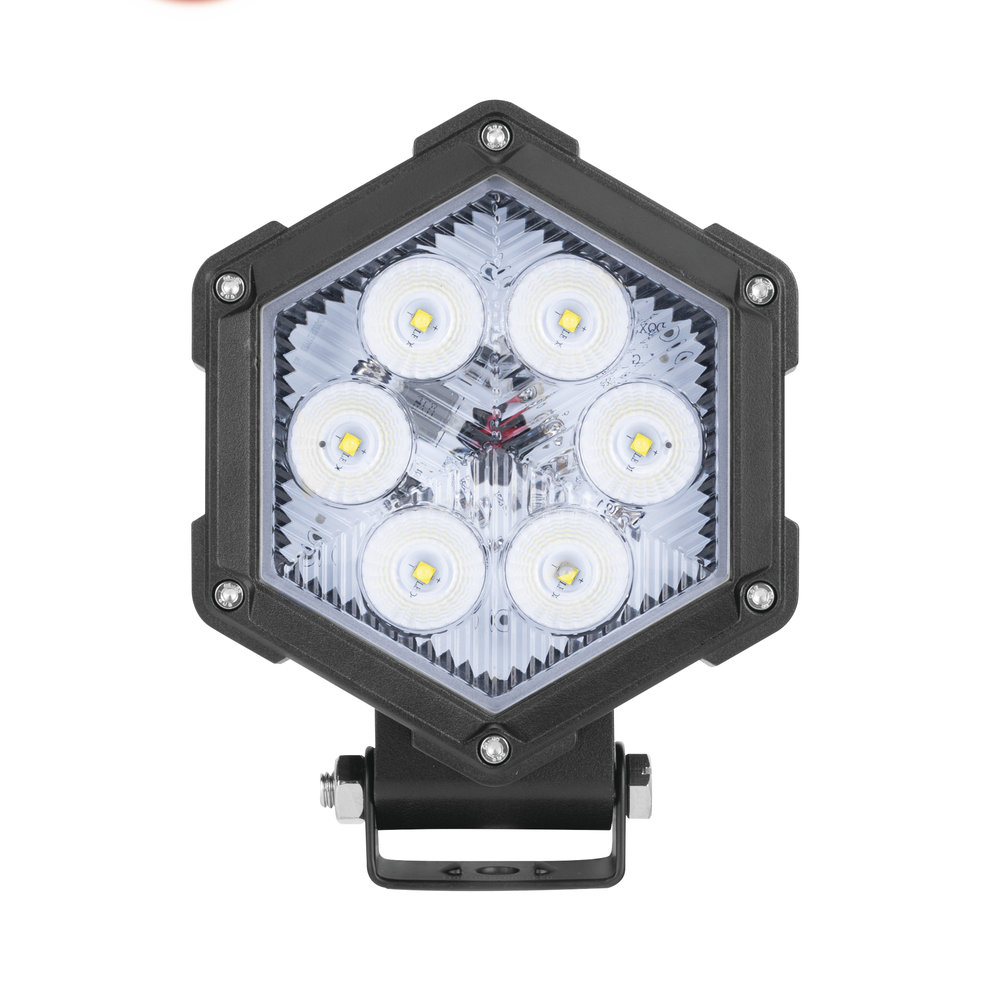 Luz de Trabajo Ultra brillante, 6 Led, 2200 Lumenes, 30 watts, 12-24 Vcc