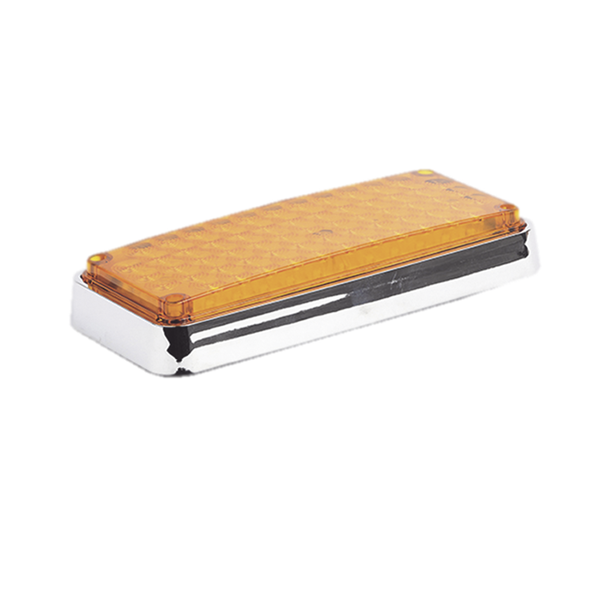 Luz de Advertencia de 7X3', Color Ámbar, Ideal para Ambulancias