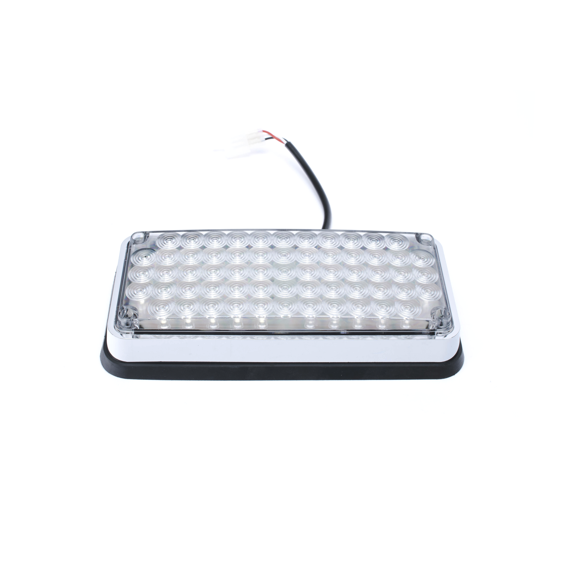 Luz de Advertencia de 7X3', Bicolor Rojo/Claro, Ideal para Ambulancias