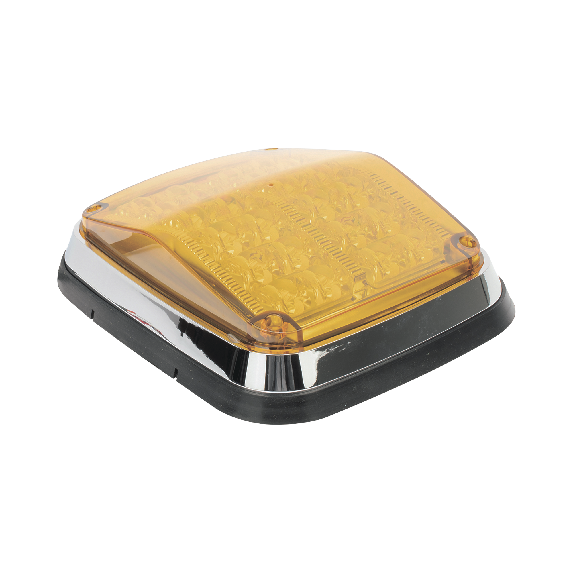 Luz de advertencia de 8 X 6', Color Ámbar, SAE,  IP67, Ideal para Ambulancias